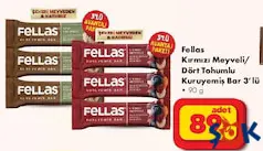 FELLAS KURUYEMİŞ BAR 3'LÜ fiyat ve kampanya bilgisi
